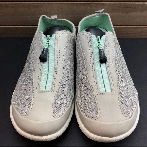 MERRELL Enlighten Glitz Breeze Shoes Sneakers Trainers Zip Up Slip On Fold Back - Picture 5 of 7